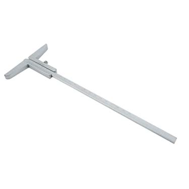 Imagem de Paquímetro de profundidade, medidor de micrômetro fosco cromado para dentro para fora para passo