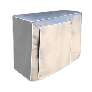 Imagem de gazechimp Capa de Ar Condicionado Oxford Impermeável para Ar Condicionado Capa de Unidade Split Capa de Proteção Sistema Split Revestimento, Grande 1,5P