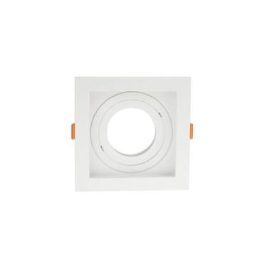 Imagem de Spot de Embutir Recuado Taschibra Conecta para Lâmpada AR70 Quadrado Branco