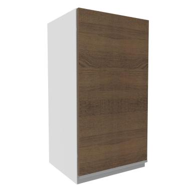 Imagem de Armário Aéreo Madesa Glamy 35 cm 1 Porta - Branco/Rustic