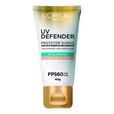 Imagem de Protetor Solar Facial L`oréal Uv Defender Antioleosidade Cor Clara FPS 60 40g