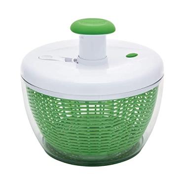 Imagem de Tigela escorredor e sistema de secagem integrado para salada Farberware Spinner, grande 6,5 litros, verde