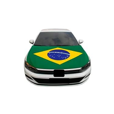 Imagem de Bandeira Do Brasil Para Capô De Carro Capot De Veículo