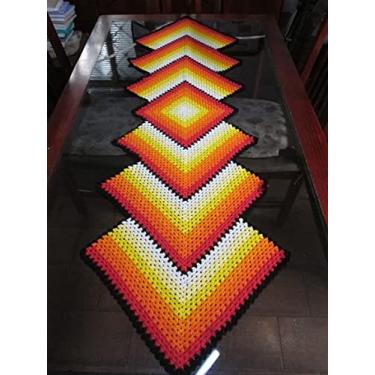 Imagem de Caminho de Mesa de Crochê Mil Cores