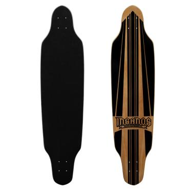 Imagem de Shape Longboard Insanos para Freestyle 100 cm Flat com Lixa