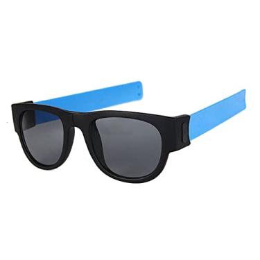 Imagem de Óculos de sol de pulso dobrável mulher tapa pulseira óculos de sol masculino feminino designer dobrável pulseira de rolo vintage quadrado, 4, china