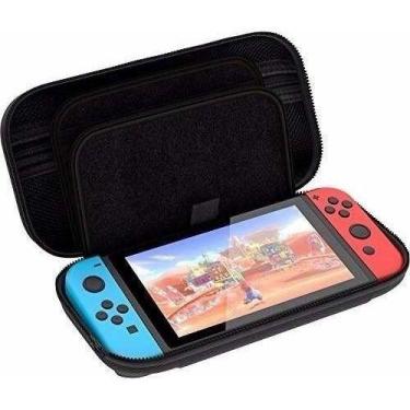 Imagem de Case Bolsa Bag Estojo Nintendo Switch Preto Azul Vermelho