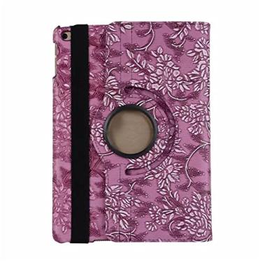 Imagem de ZiEuooo Capa de poliuretano com rotação de 360 graus compatível com Apple Tablet Case para iPad 2 3 4 5 6 7 8 9 Th Gen Air 2 5 Mini 4 5 (iPad 4th 9.7, Roxo)