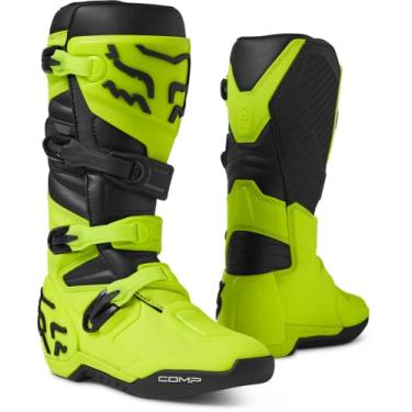 Imagem de Fox Racing Comp Motocross Dirt Bike Boot, amarelo flo, 14