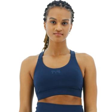 Imagem de TYR Sutiã esportivo feminino com costas cruzadas