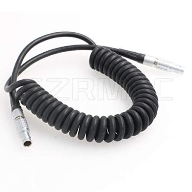 Imagem de SZRMCC 0B 2 pinos macho para 0B 2 pinos macho cabo de alimentação para câmera ARRI Alexa 2 pinos 12 V para cubo de parafuso de ligação Teradek, Coiled Cable