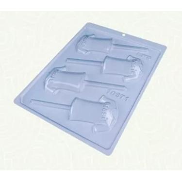 Imagem de Kit 2 Forma Simples Pirulito Camisa Do Brasil Copa Time