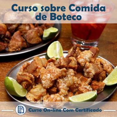 Imagem de Curso online em videoaula sobre Comida de Boteco com Certificado + 2 brindes