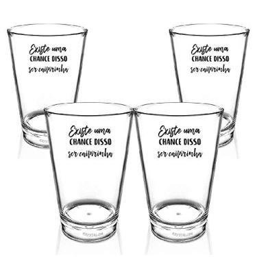 Imagem de Kit 4 Copos Caldereta Acrílico Personalizado - Chance de Ser