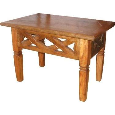Imagem de Mesa de Centro Rústica Jolie em Madeira de Demolição - Cód 97
