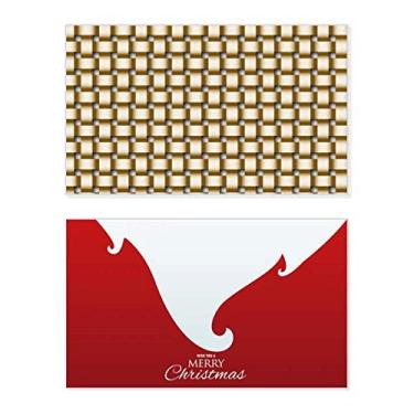 Imagem de Tecido de malha de linho marrom feriado feriado Feliz Natal Cartão de parabéns Mensagem de Natal