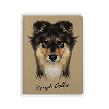 Imagem de Diário de capa macia para caderno de animais Collie de pelos compridos