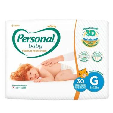 Imagem de Fralda Personal Baby Mega Premium Protection - Tam G - 30 Fraldas - At