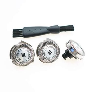 Imagem de Lote 3 peças de cabeças de barbear de substituição para Norelco RQ32 RQ310 RQ320 RQ330 RQ350 RQ360 RQ370 RQ11 RQ1150 RQ1160 RQ1180