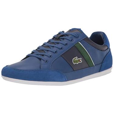 Imagem de Lacoste Tênis masculino Chaymon, Azul escuro/azul-marinho, 37