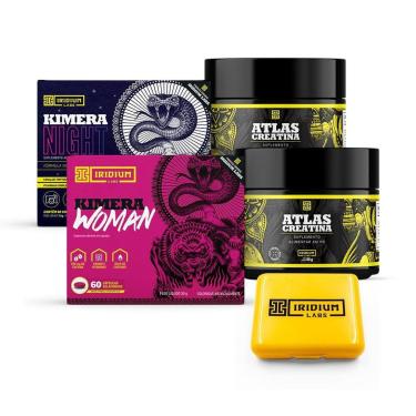 Imagem de Kit 2x Creatina + Kimera Night + Kimera Woman + Porta Caps-Unissex