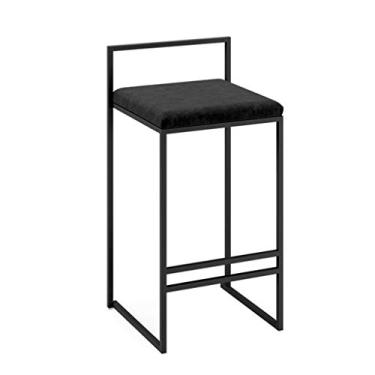 Imagem de Cadeiras de jantar banquetas de bar banqueta de bar elegante moderna cadeira para casa...