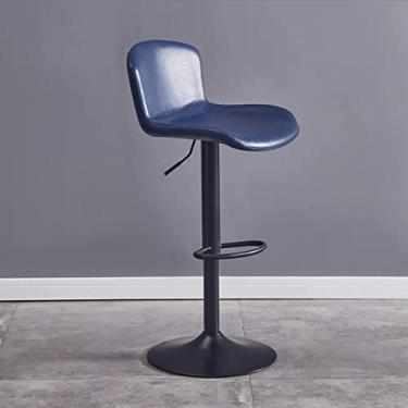 Imagem de Cadeiras de jantar cadeiras de sala de jantar conjunto de 2 bancos de bar de couro PU cadeiras de balcão com encosto banquetas de bar de café da manhã para ilha de cozinha, cadeiras de bar giratórias bancos altos altura ajustável Tudo está bem