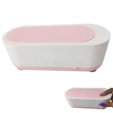 Imagem de Limpador Ultrassonico de Oculos Joias Acessorios Anel Cordao Pincel de Maquiagem Estojo Portatil Multiso Limpeza Alta Frequencia