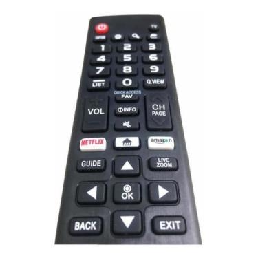 Imagem de Controle Remoto Compatível Com Smart Tv LG TODOS os Modelos LCD, LED, Plasma Com Teclas Netflix, Prime