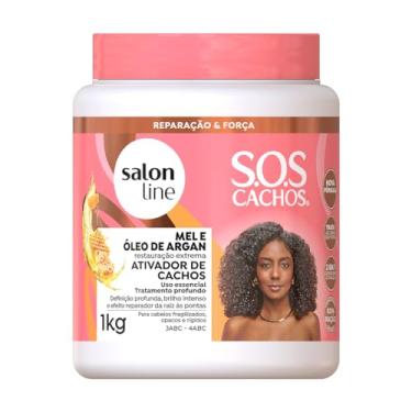 Imagem de Salon Line, Ativador de Cachos, SOS Cachos, Mel e Óleo de Argan - Para Cabelos Cacheados e Crespos, 1kg
