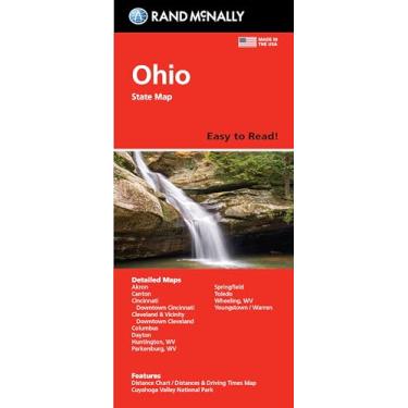 Imagem de Rand McNally Easy to Read Folded Map: Ohio State Map