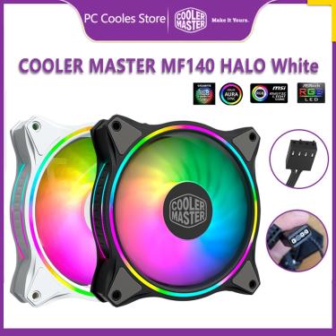 Imagem de Cooler Master-MF140 HALO ARGB caixa do computador  14 centímetros  RGB  5V  3Pin  ventilador PWM  PC