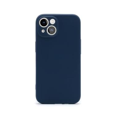 Imagem de Customic Capinha Case Capa para Celular iPhone 15 Plus (6.7”), Soft Touch Anti Impacto Proteção Militar 1.2 metros contra quedas, Azul