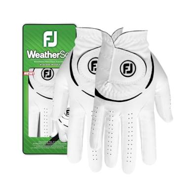 Imagem de Luvas de golfe femininas WeatherSof da FootJoy, Branco, Small