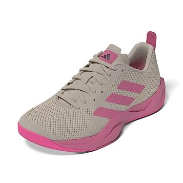 Imagem de adidas Tênis feminino Rapidmove Trainer, Wonder Bege/Wonder Bege/Pink Fusion, 40