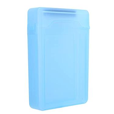 Imagem de ABS Drive Storage Case, caixa de proteção de disco rígido portátil resistente ao desgaste para 3,5 pol. HDD SSD(azul)