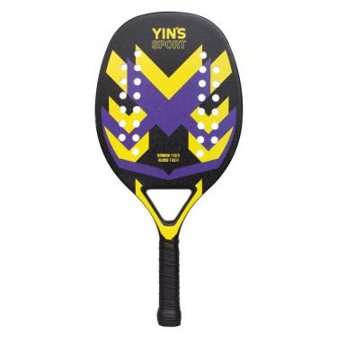 Imagem de Raquete Semi Pro Beach Tennis Roxo Carbono E Fibra De Vidro