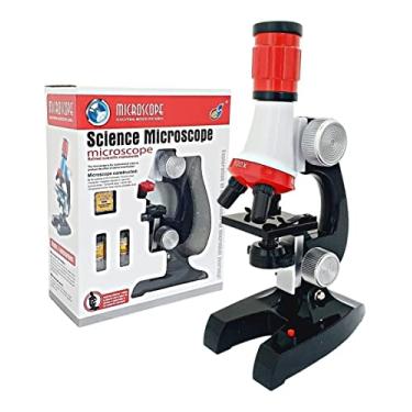 Imagem de Microscópios Educacional Brinquedo Ópticos 100x A 1200x