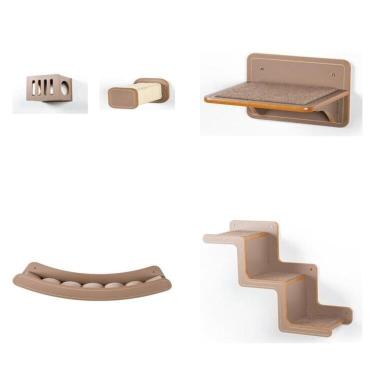 Imagem de Playground Raya - Escada Celine Subindo para Esquerda Marrom