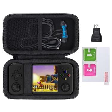 Imagem de khanka Hard Travel Case Replacement for RG35XX H Retro Handheld Game Console,3.5 Inch IPS Screen Linux System,(Case Only + One Screen Protector + One HDMI Adapter).