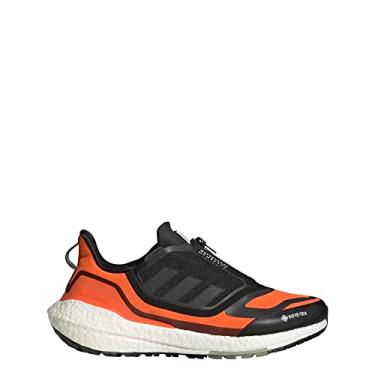 Imagem de adidas Ultraboost 22 Gore-TEX Tênis de corrida masculino, Laranja impacto/verde linho/preto central, 14