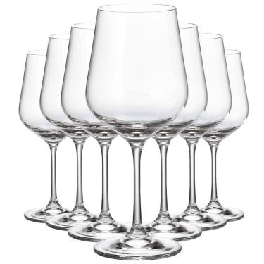 Imagem de Conjunto Com 12 Taças De Cristal 580ml Bohemia Strix Vinho