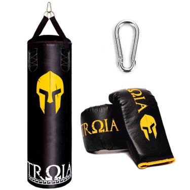 Imagem de SACO DE PANCADA TRÓIA PRÓ 120 x 100 + LUVA DE TREINO-Unissex
