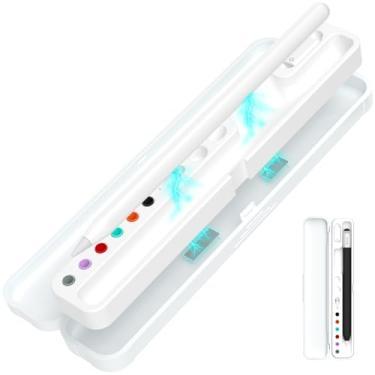 Imagem de AZF Capa magnética rígida de policarbonato e silicone para Apple Pencil (Apple Pencil Pro/2ª geração) / 1ª geração / (USB-C) e Samsung Galaxy S-Pen Series Pencil Protection Estojo de transporte