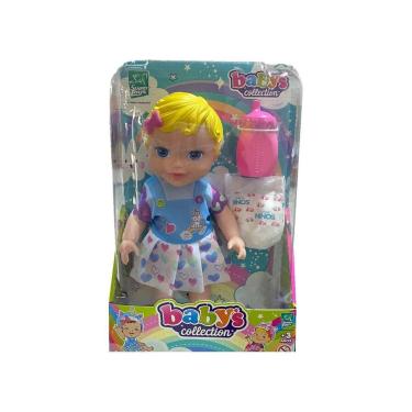 Imagem de Boneca Baby`S Collection Alive Faz Xixi Loira St467