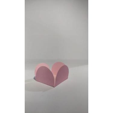 Imagem de 500 Forminhas 4 Pétalas Cor Rosa Bebê P/ Doces Gourmets Brigadeiros em