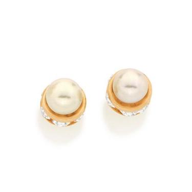 Imagem de Brincos banhado ouro 3x 24k 18k e 22k ou branco femininos pérolas fest