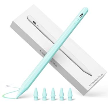 Imagem de Caneta Stylus Pencil para Apple iPad 10ª geração, 2025-2018 de carregamento rápido e rejeição de palma para iPad 10/9/8/7/6ª geração, Air 27.9 cm-33.0 cm/M3/M2/5/4/3rd, Pro 27.9 cm/32.8 cm/33.0 cm/M4
