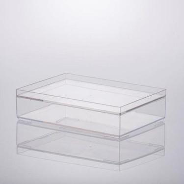 Imagem de Organizador Multiuso Com Tampa Empilhável Acrílico Elegance Paramount,