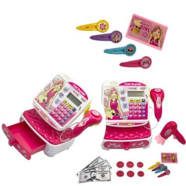 Imagem de Caixa Registradora Com Visor Digital De Brinquedo E Leitor - FiveStar,